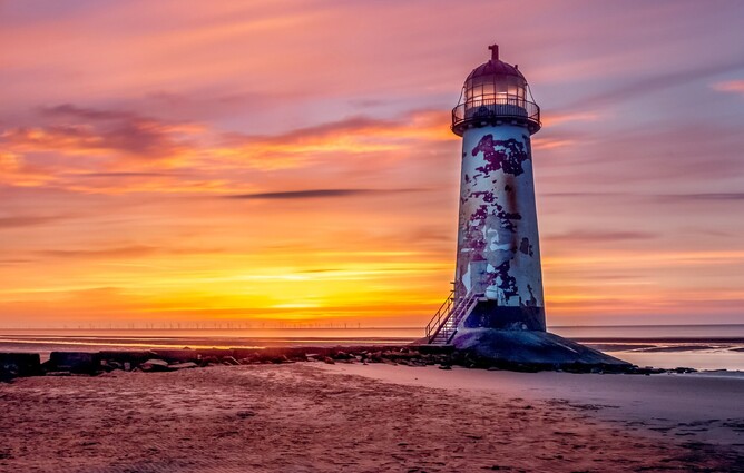 Point of Ayr lighthouse