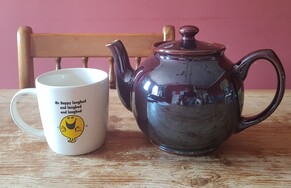 Can calling this mug &ldquo;happy&rdquo; put us in a better mood?