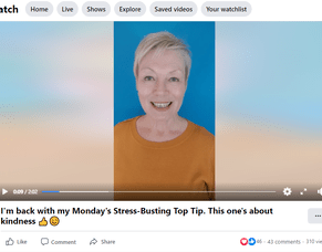 GILLIAN IS BACK WITH HER MONDAY'S STRESS-BUSTING TOP TIP