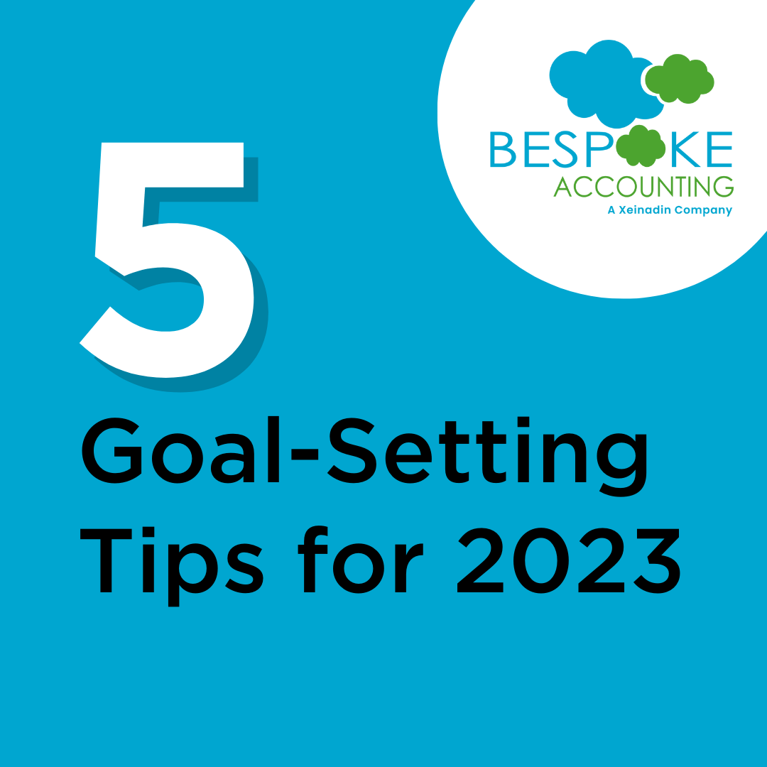 5 goalsetting tips for 2023 Bespoke Accountants