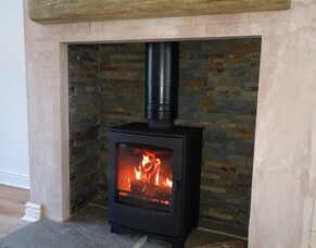 New installation Twin wall flue fitted.