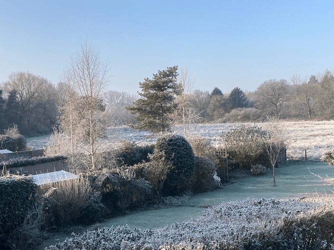 Preston Farm - from Little Bookham Street where three story properties will go