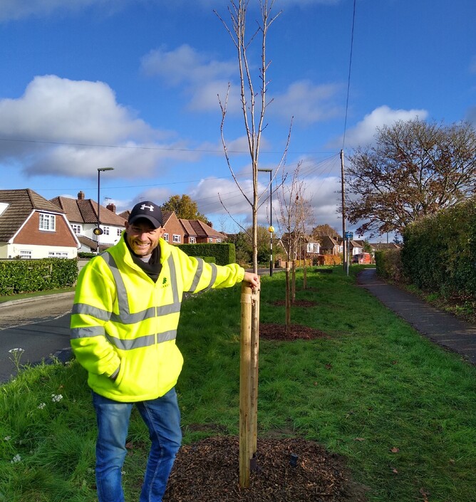 SCC's Robbie Stewart - Robbie Stewart, is the new action man at SCC who has enabled lots of planting locally.