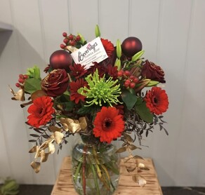 Luxury Christmas Vase - £55
