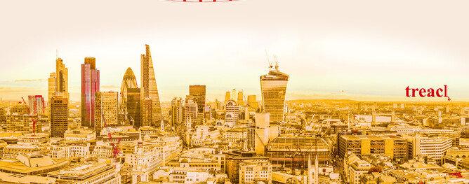 London summer skyline