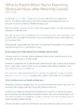 What to Expect When You’re Expecting