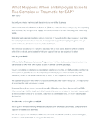 What Happens When an Employee Issue Is Too Complex or Traumatic for EAP?