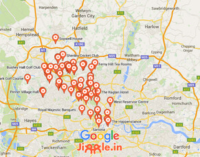 Simcha Venues for NW London [map]