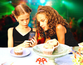 How to deal with kids who take mobile phones to parties