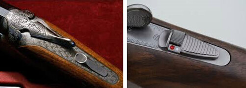 Safety-catch and trigger etiquette