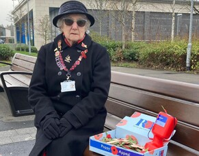 Royal British Legion's longest serving poppy-seller celebrates 80 years in the role