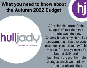Autumn 2022 Budget - What You Need To Know
