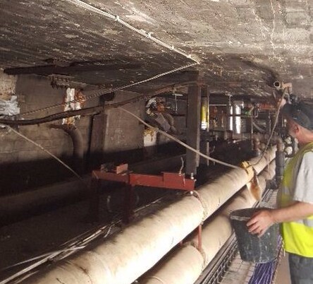 Brick repairs Newcastle University