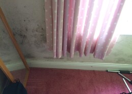 damp caused by condensation, North East