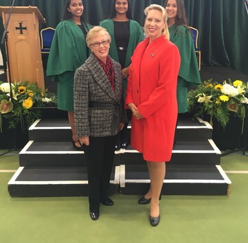 Pauline Cooper and Nichola Cook