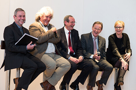 Simon at the Cartier Award Winners in Conversation Event in 2015