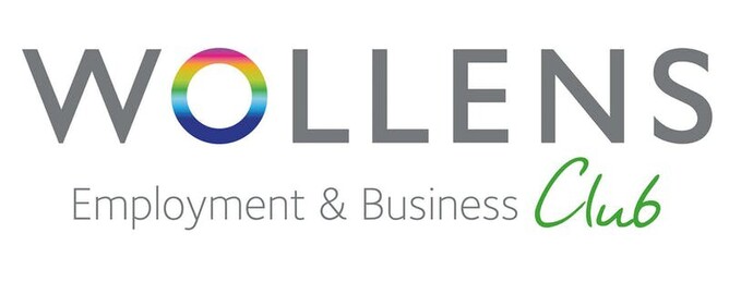 Wollens Employment & Business Club logo on white background