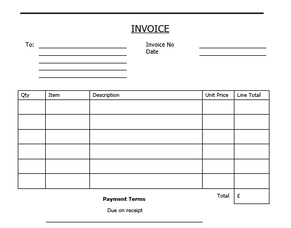 What information should be on a Sales Invoice?