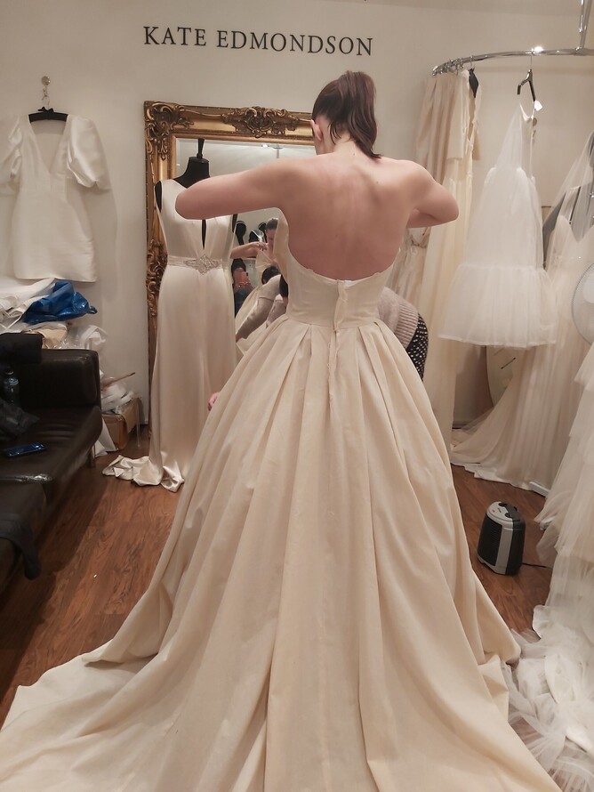 Off the peg v Bespoke wedding dresses