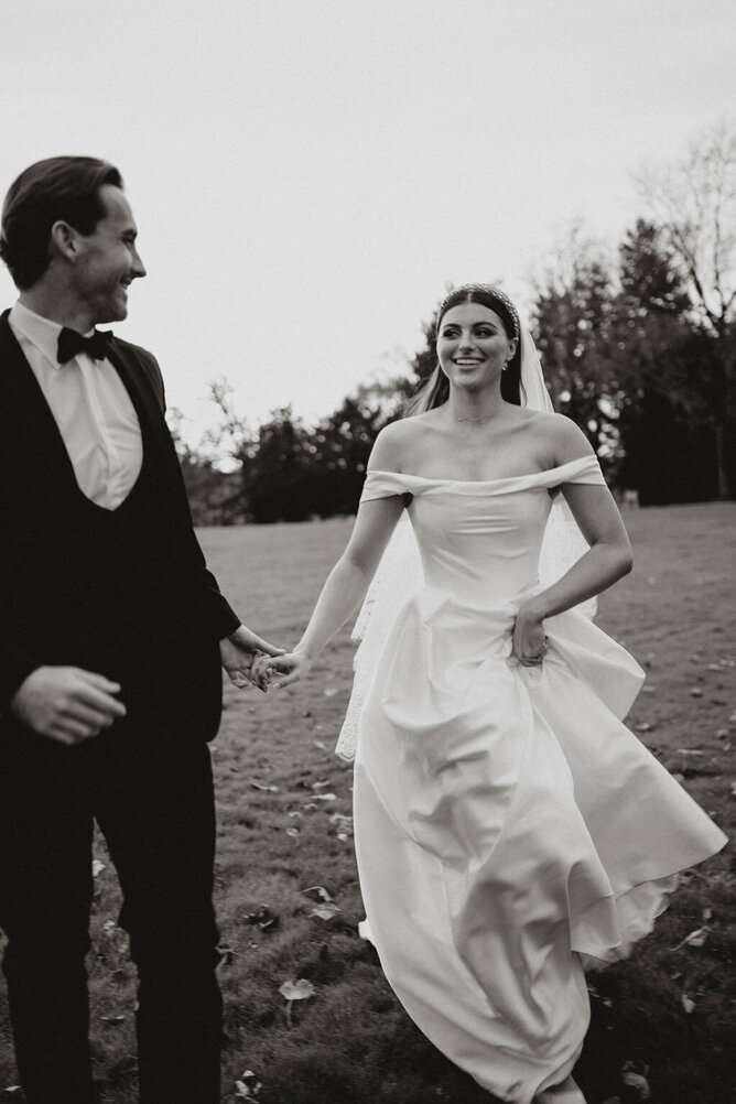 Modern bespoke bridal couture London, Bridal gowns UK, English countryside bridal inspiration