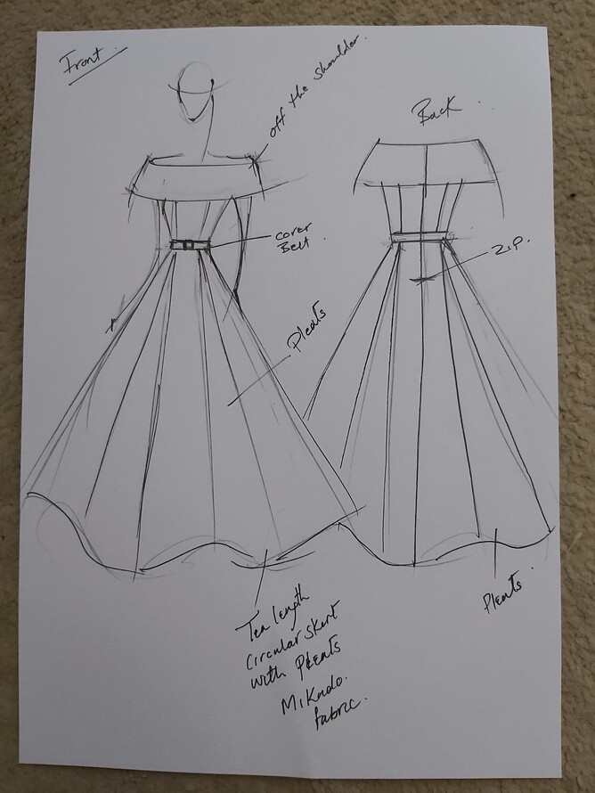 Wedding dress sketch, Wedding dress design, Bespoke wedding dress design, Custom made Wedding dress