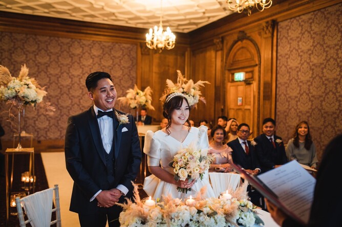 Real brides UK, UK bespoke bridal dress, London wedding dress designer, Wedding dress designer near me, Acton, West London 