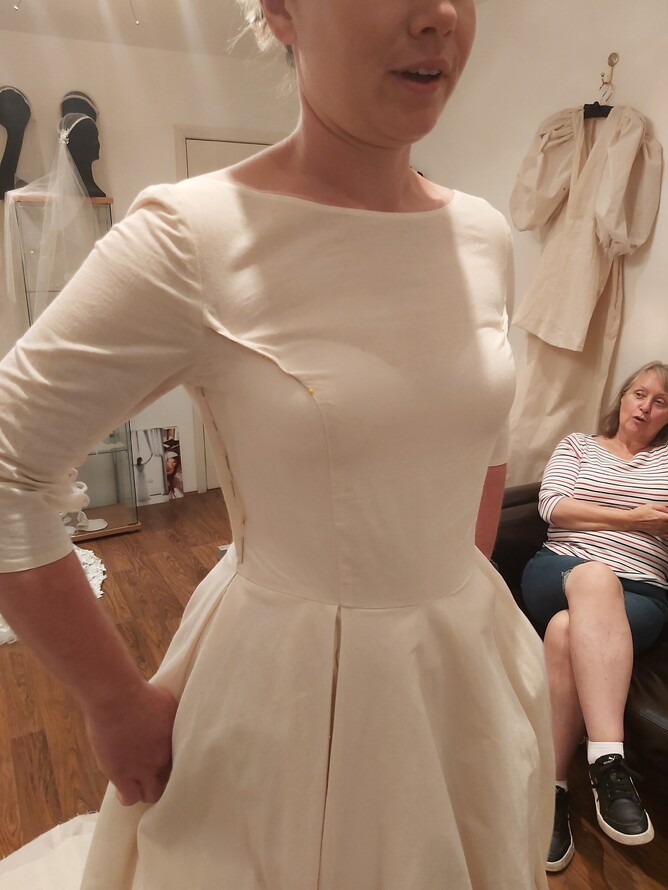 Real brides UK, UK bespoke bridal dress, London wedding dress designer, Wedding dress designer near me, Acton, West London