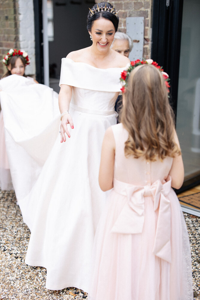 Off the shoulder wedding dress, bespoke wedding dress near me, Couture wedding dress, Custom made wedding dress