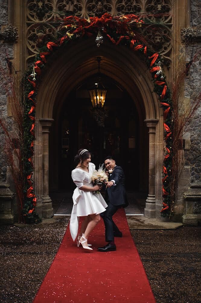 Real brides UK, UK bespoke bridal dress, London wedding dress designer, Wedding dress designer near me, Acton, West London, petite bride, Custom wedding dress, Custom wedding dress near me