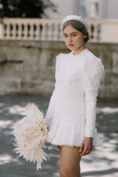 boho bridal dresses, elopement dress ,boho bridal dresses, bridal dress, bridal gown, understated wedding dresses www.kateedmondsonbridal.co.uk, civil wedding dress, mini wedding dress, short bridal dress, elopement dress