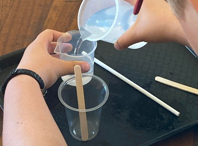 not a single drop was spilled (on this occasion)