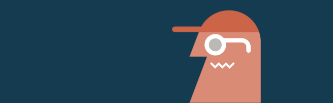 Character with a puzzled face