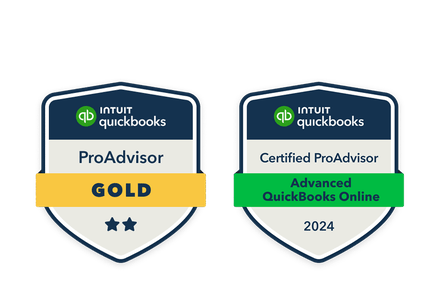 ProdAdvisor Gold badge and Advance Online ProAdvisor badge