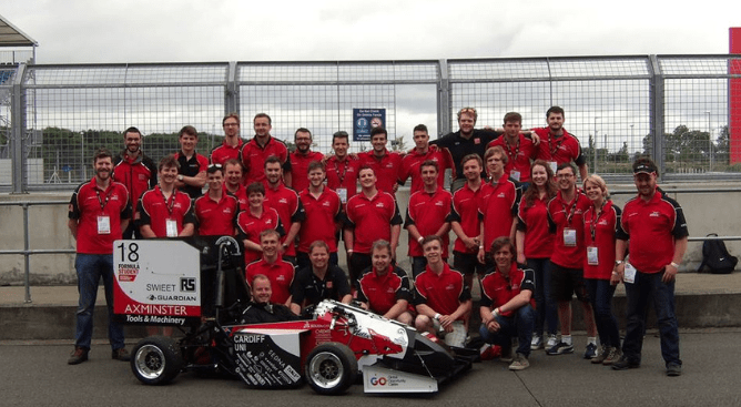 Cardiff Racing in Formula Student bid | SPAL Automotive UK Limited