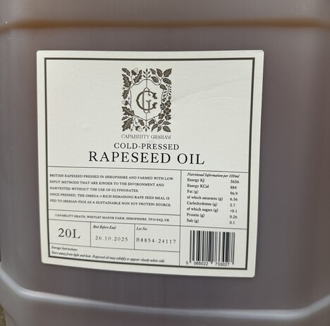 The finished product ready for the restaurant