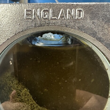 The incoming crushed seed