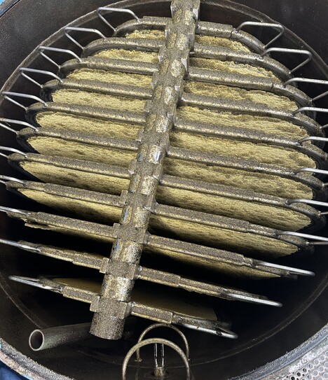 Pressure Leaf Filter capturing the seed husk without consumables