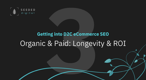Episode 3 - Organic & Paid: Longevity & ROI - Getting into D2C eCommerce SEO video series
