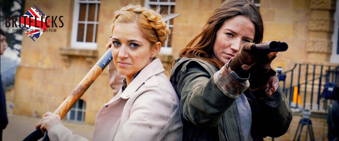 Makenna Guyler & Mhairi Calvey battle Zombies