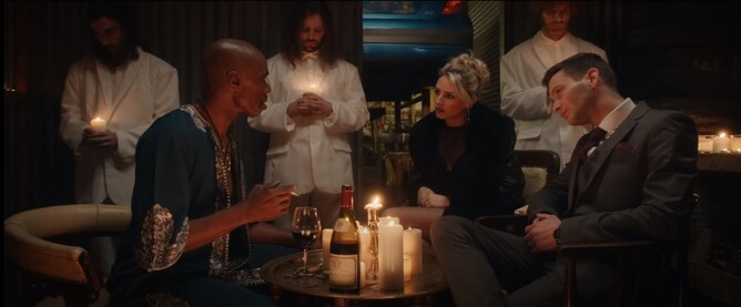 Lois Brabin-Platt, Cavin Cornwall & Jamie Crew in Savvas Michael's Righteous Villains