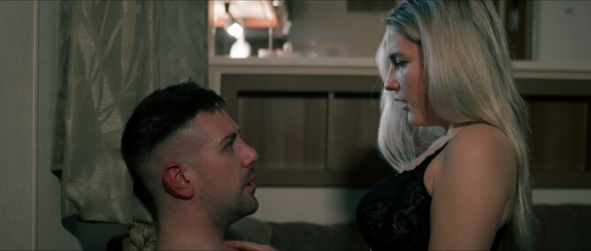 Nathan Shepka and Grace Cordell in DEAD BEFORE THEY WAKE