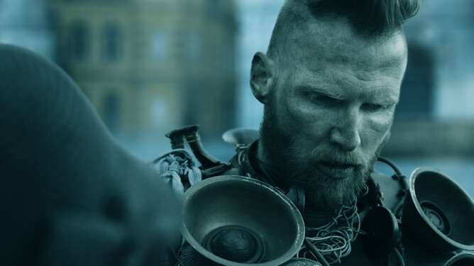 A screenshot of Myth of Man featuring Martin Angerbauer