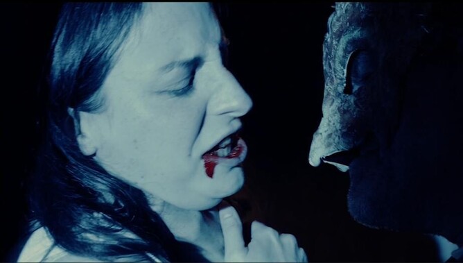 Vicky Glover and Spencer Wilding in BLOOD STREAM