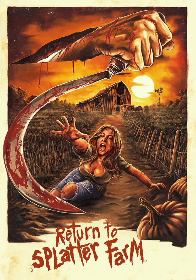 RETURN TO SPLATTER FARM ​is the shocking sequel to the 1987 SOV cult classic SPLATTER FARM.