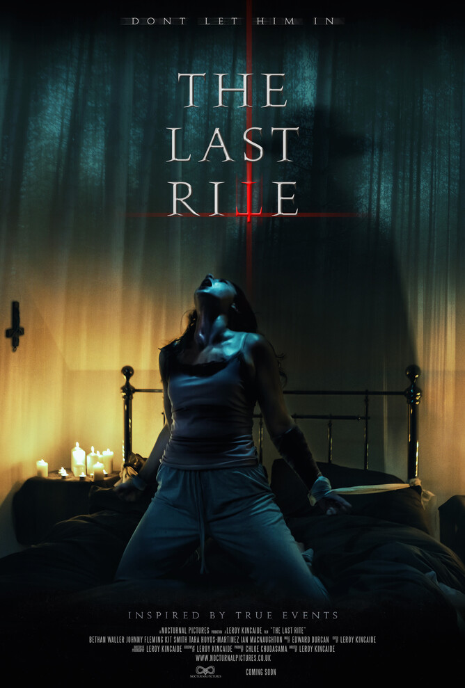 THE LAST RITE dfilm poster - world premiere FrightFest 2021