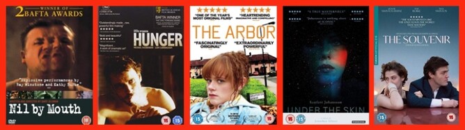 5 Great British Films - Nil By Mouth, hunger, The Arbor, Under The Skin, The Souvenir