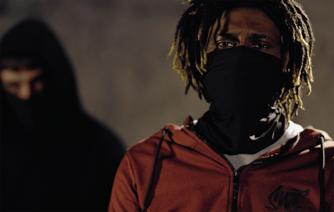 screenshot from Jo Morris urban gang film Drill It