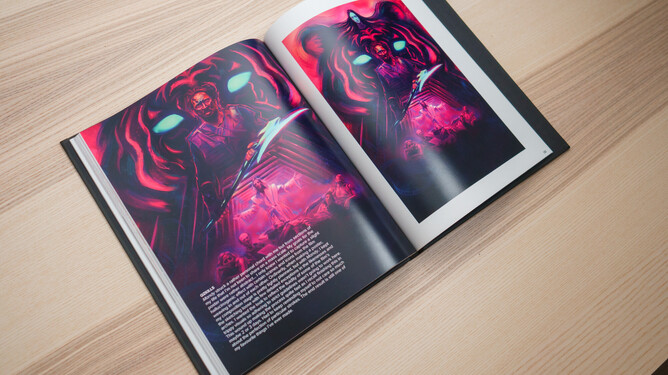  artwork, inspired by the cult phenomenon, Mandy, starring Nicolas Cage. 