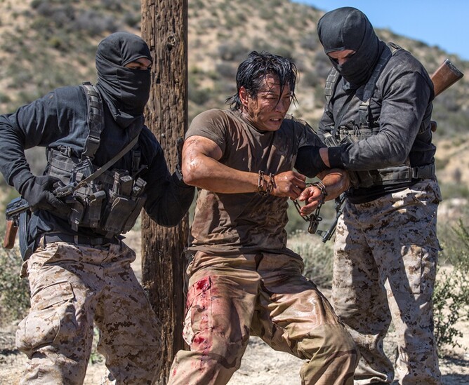  Will Yun Lee in combat in  ROGUE WARFARE 