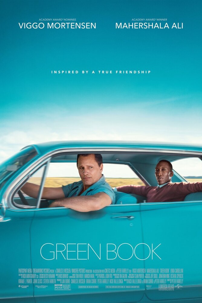 1) GREEN BOOK - The Greatest Ever Road Movies